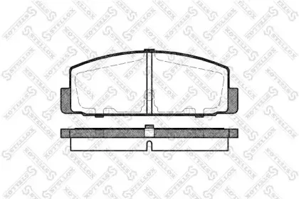 Комплект тормозных колодок, дисковый тормоз STELLOX купить